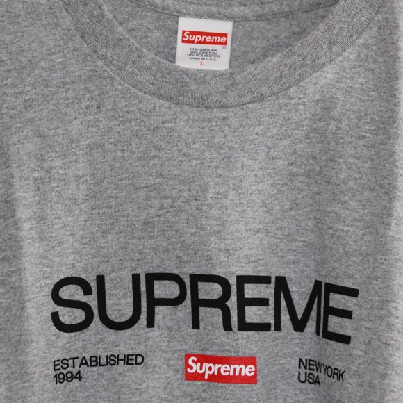 SUPREME Est. 1994 Tee FW21 - Picture 2 of 9